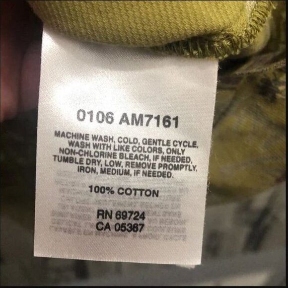 Vntg Columbia Short Sleeve Hawaiian Button down Shirt Tropical Olive Green Brown - Picture 8 of 16